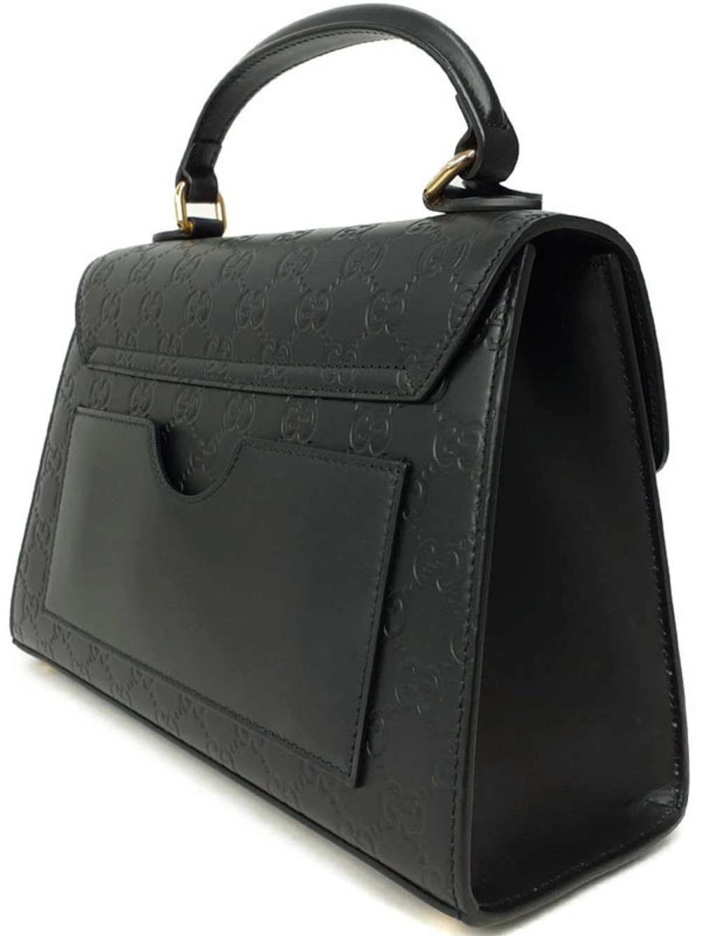 Gucci Handbag ssima Bag Handle Top Black